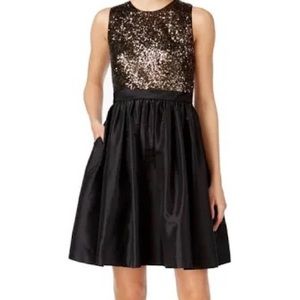 Calvin Klein Women’s Sequin empire waist dress